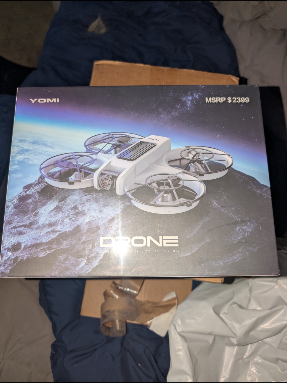 VR YOMI White Quad-Copter Drone With Upgraded VR Headset Brand New Sealed